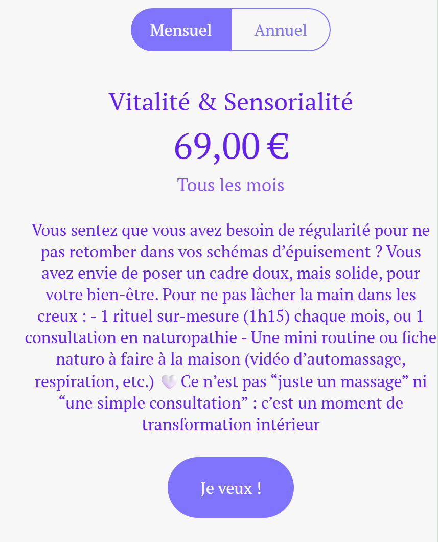 Photo numéro 18 de la galerie de Sandy VUILLAUME : Masseur bien-être à Champagne-au-Mont-d'Or. Prendre RDV