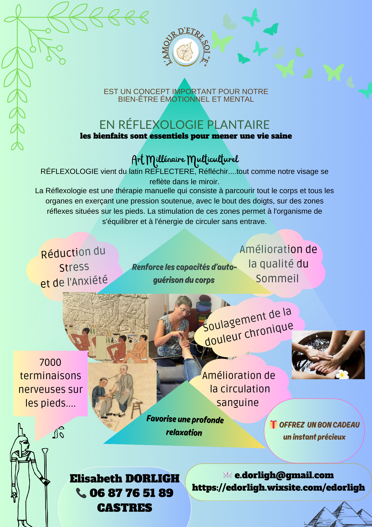 Photo numéro 4 de la galerie de Elisabeth Dorligh : Réflexologue à Castres. Prendre RDV