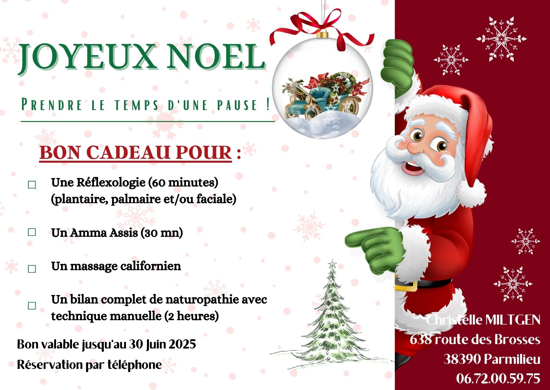 Photo numéro 6 de la galerie de Christelle Miltgen : Masseur bien-être à Parmilieu. Prendre RDV