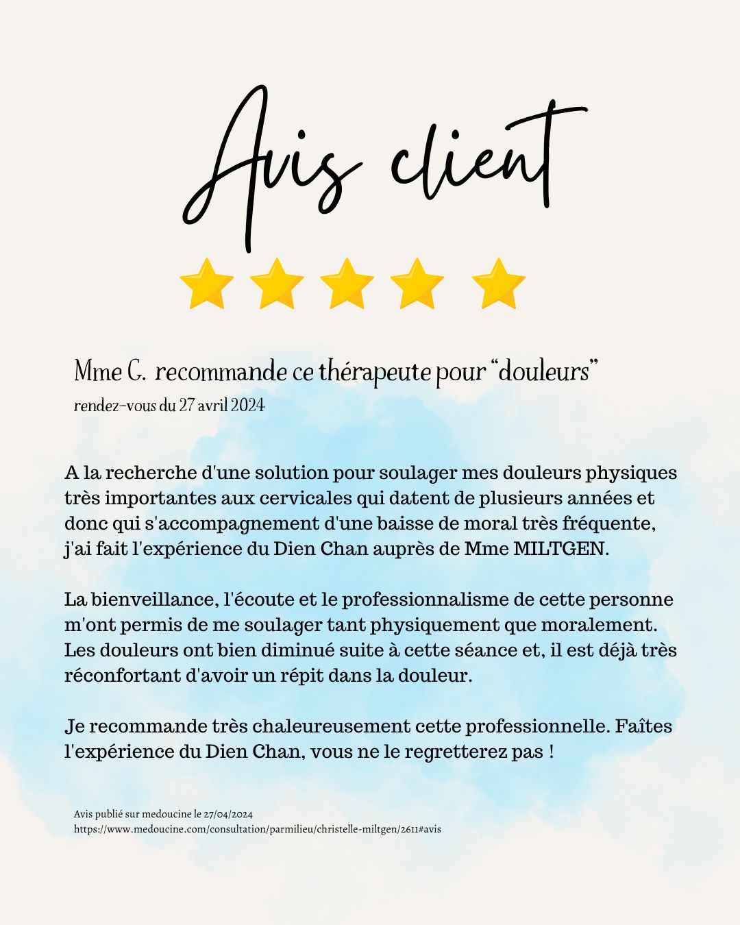 Photo numéro 8 de la galerie de Christelle Miltgen : Masseur bien-être à Parmilieu. Prendre RDV