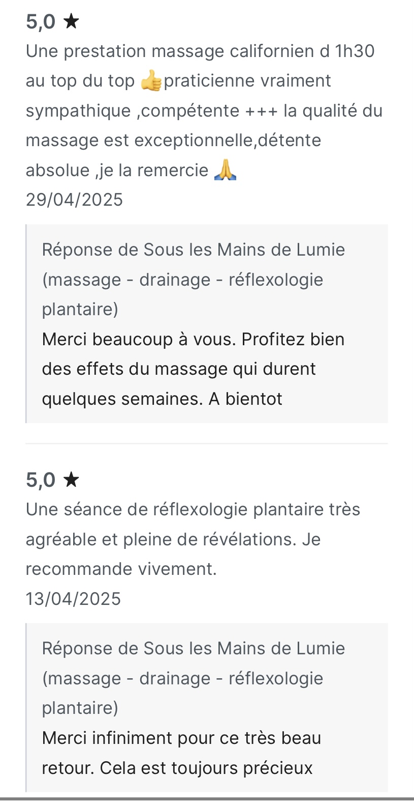 Photo numéro 7 de la galerie de Gwénaëlle Fontaine : Masseur bien-être à Saint-Maurice-l'Exil. Prendre RDV