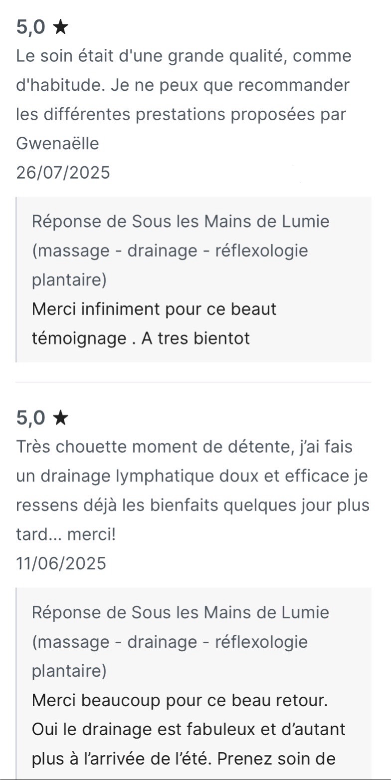 Photo numéro 8 de la galerie de Gwénaëlle Fontaine : Masseur bien-être à Saint-Maurice-l'Exil. Prendre RDV