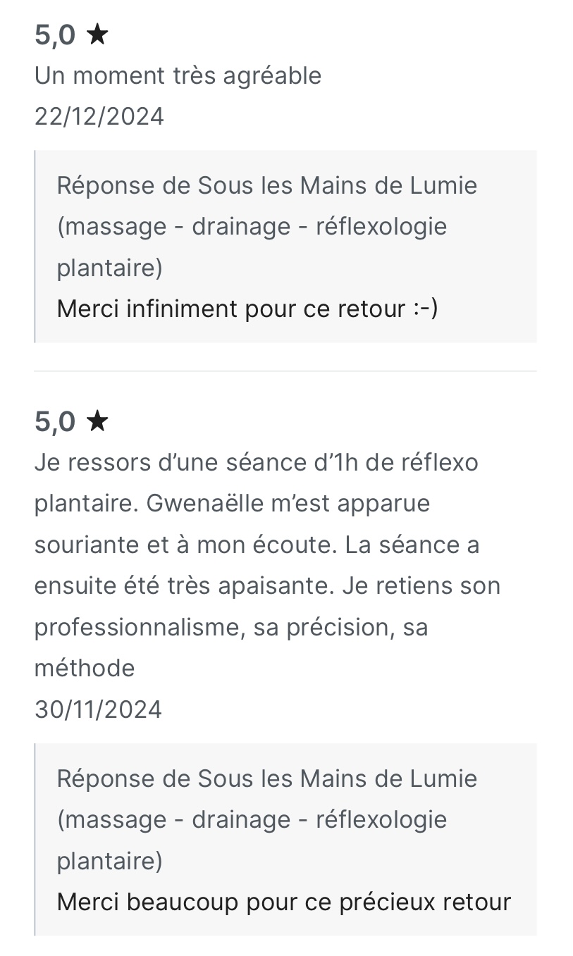 Photo numéro 11 de la galerie de Gwénaëlle Fontaine : Masseur bien-être à Saint-Maurice-l'Exil. Prendre RDV