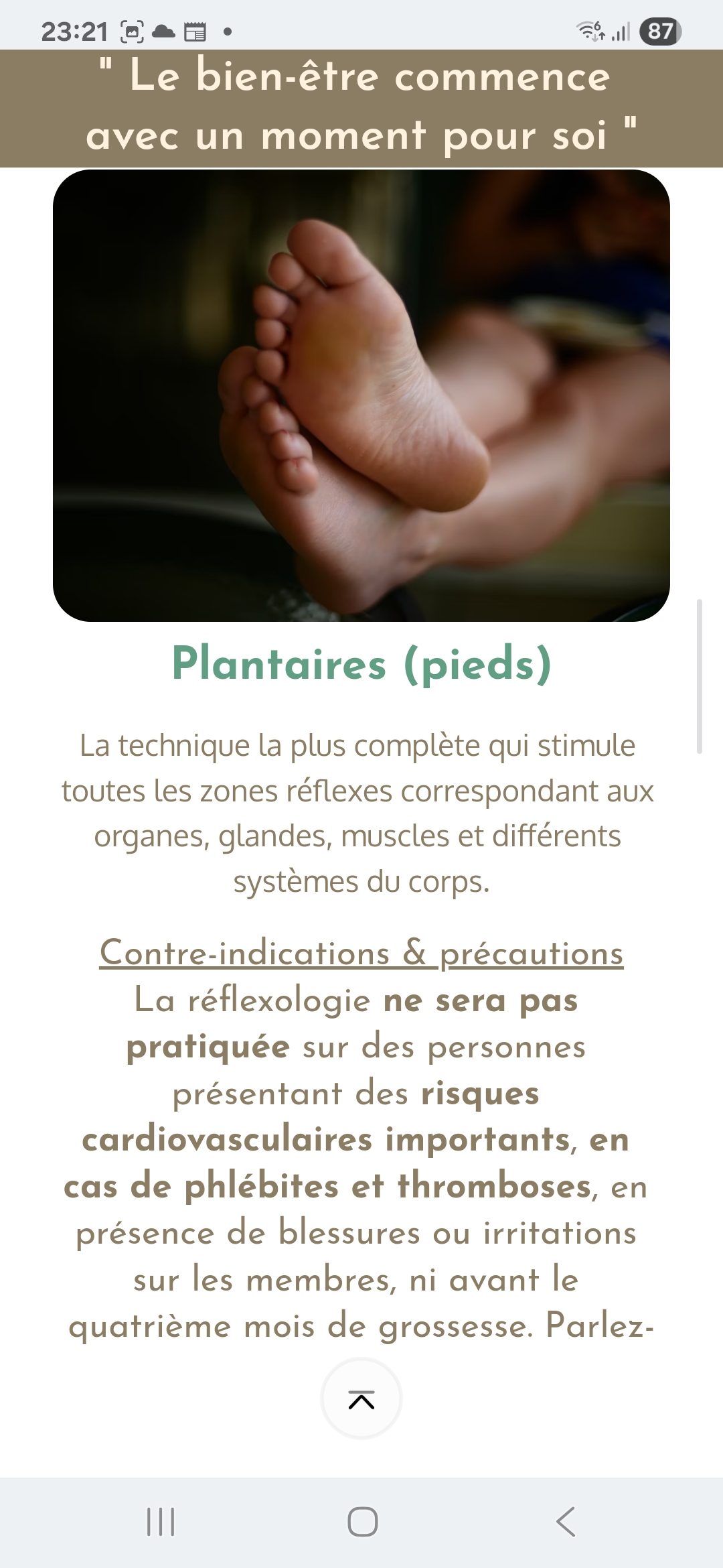 Photo numéro 3 de la galerie de Nadia Jore : Réflexologue à Saint-Cézaire-sur-Siagne. Prendre RDV