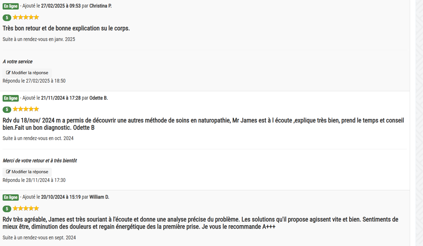 Photo numéro 6 de la galerie de James Errard : Naturopathe à Ducos. Prendre RDV