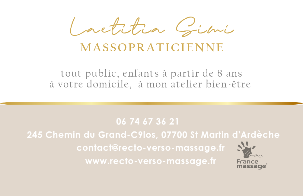 Photo numéro 2 de la galerie de Laetitia Brousse : Masseur bien-être à Saint-Martin-d'Ardèche. Prendre RDV