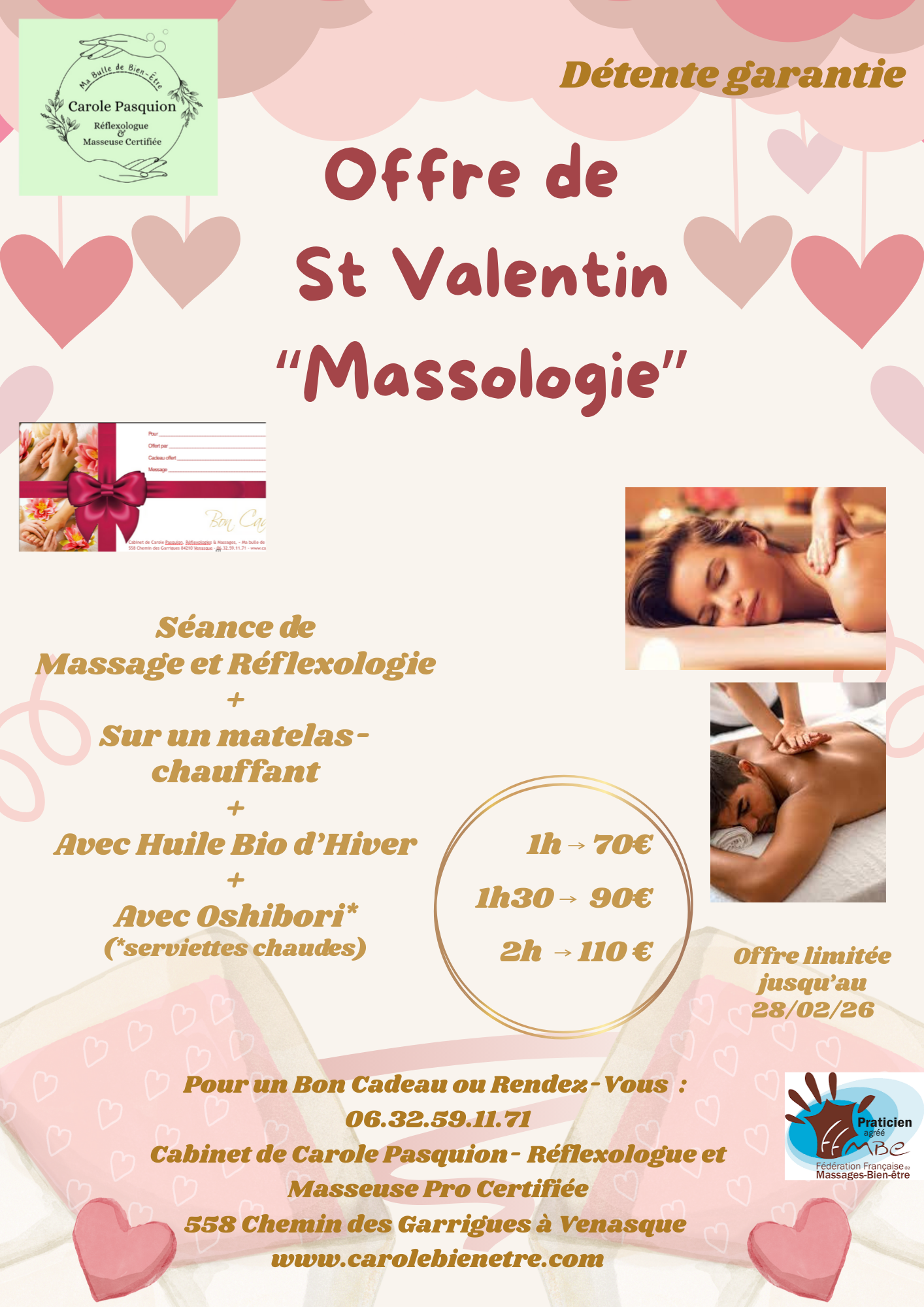 Photo numéro 10 de la galerie de Carole Pasquion : Réflexologue à Venasque. Prendre RDV