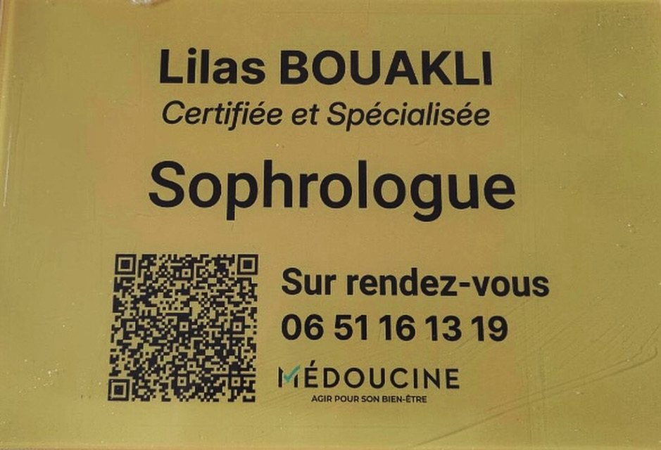 Photo numéro 4 de la galerie de Lilas Bouakli : Sophrologue à Enghien-les-Bains. Prendre RDV