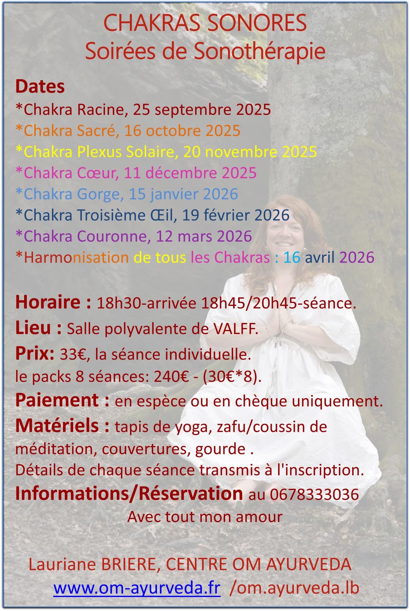Photo numéro 4 de la galerie de Lauriane Briere -  Om Ayurveda : . Prendre RDV