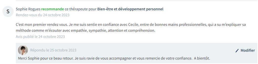Photo numéro 8 de la galerie de Cécile Perrier : Hypnothérapeute à Poigny-la-Forêt. Prendre RDV