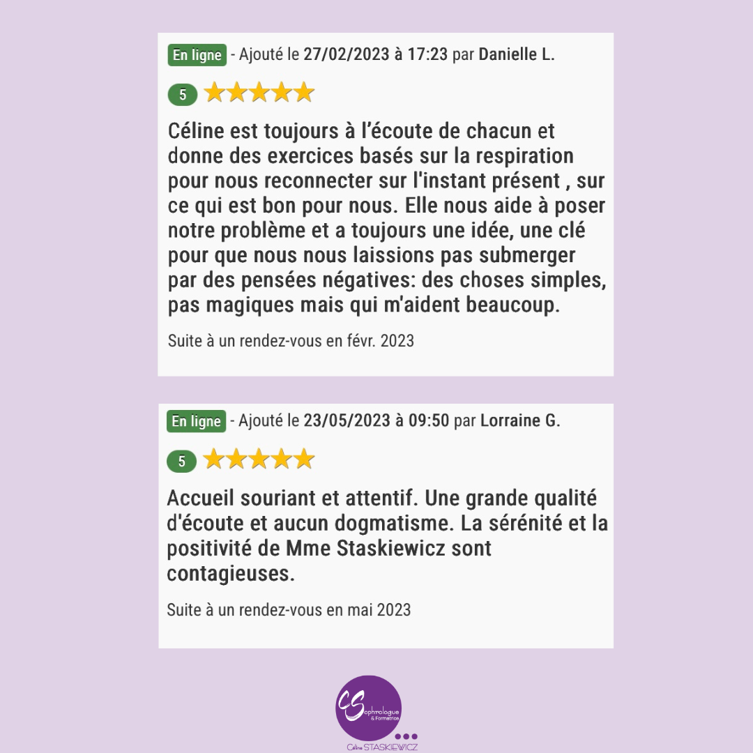 Photo numéro 8 de la galerie de Céline Staskiewicz : Sophrologue à Cournon-d'Auvergne. Prendre RDV