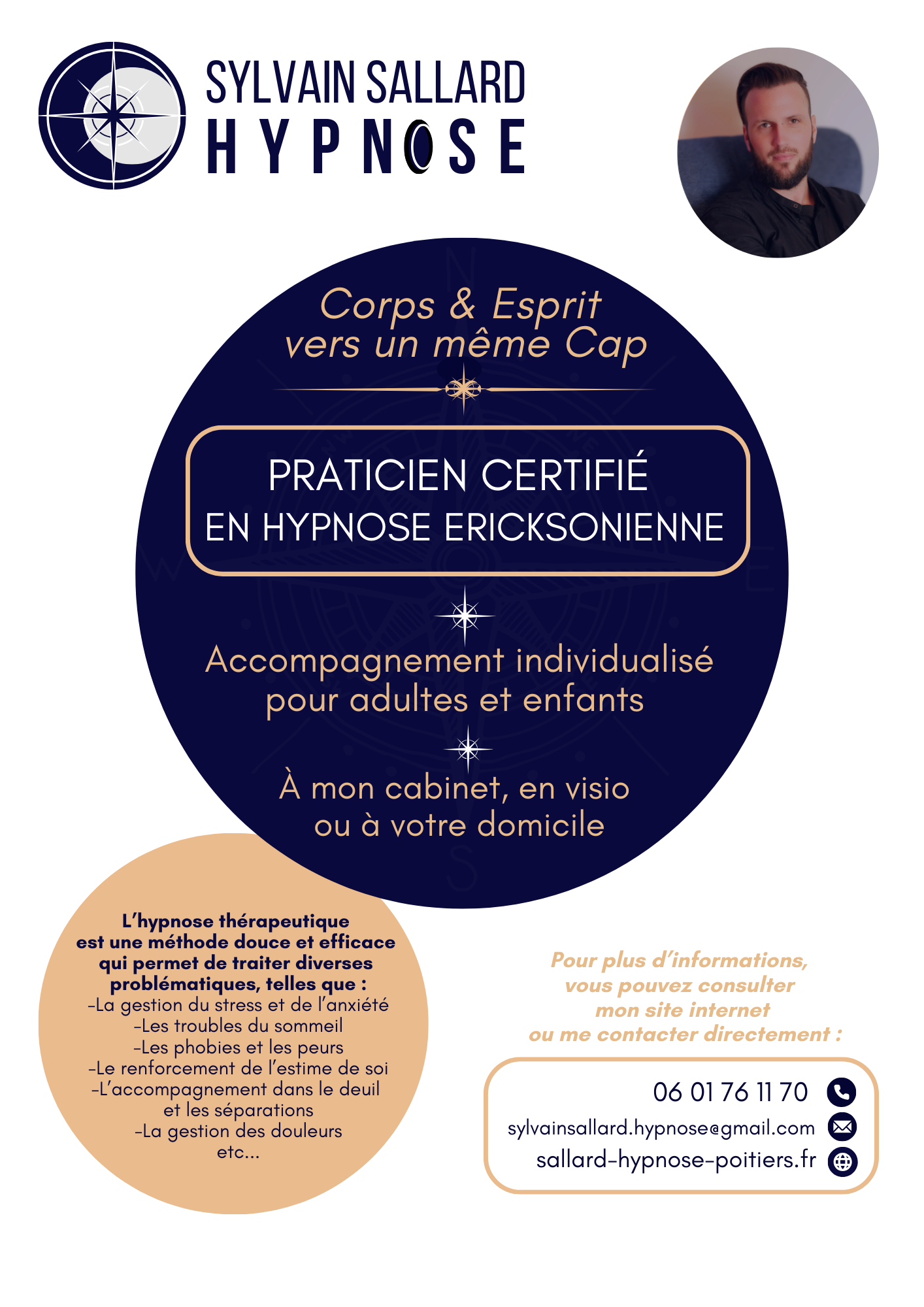 Photo numéro 2 de la galerie de Sylvain Sallard : Hypnothérapeute à Vouneuil-sous-Biard. Prendre RDV