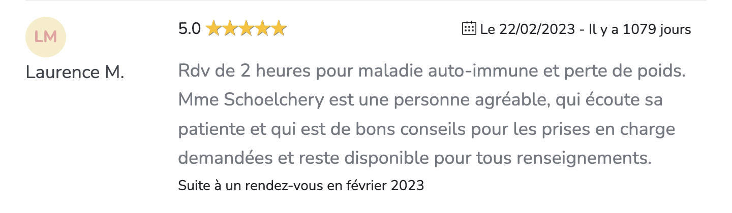 Photo numéro 16 de la galerie de Shirley Schoelchery : Naturopathe à Ozoir-la-Ferrière. Prendre RDV