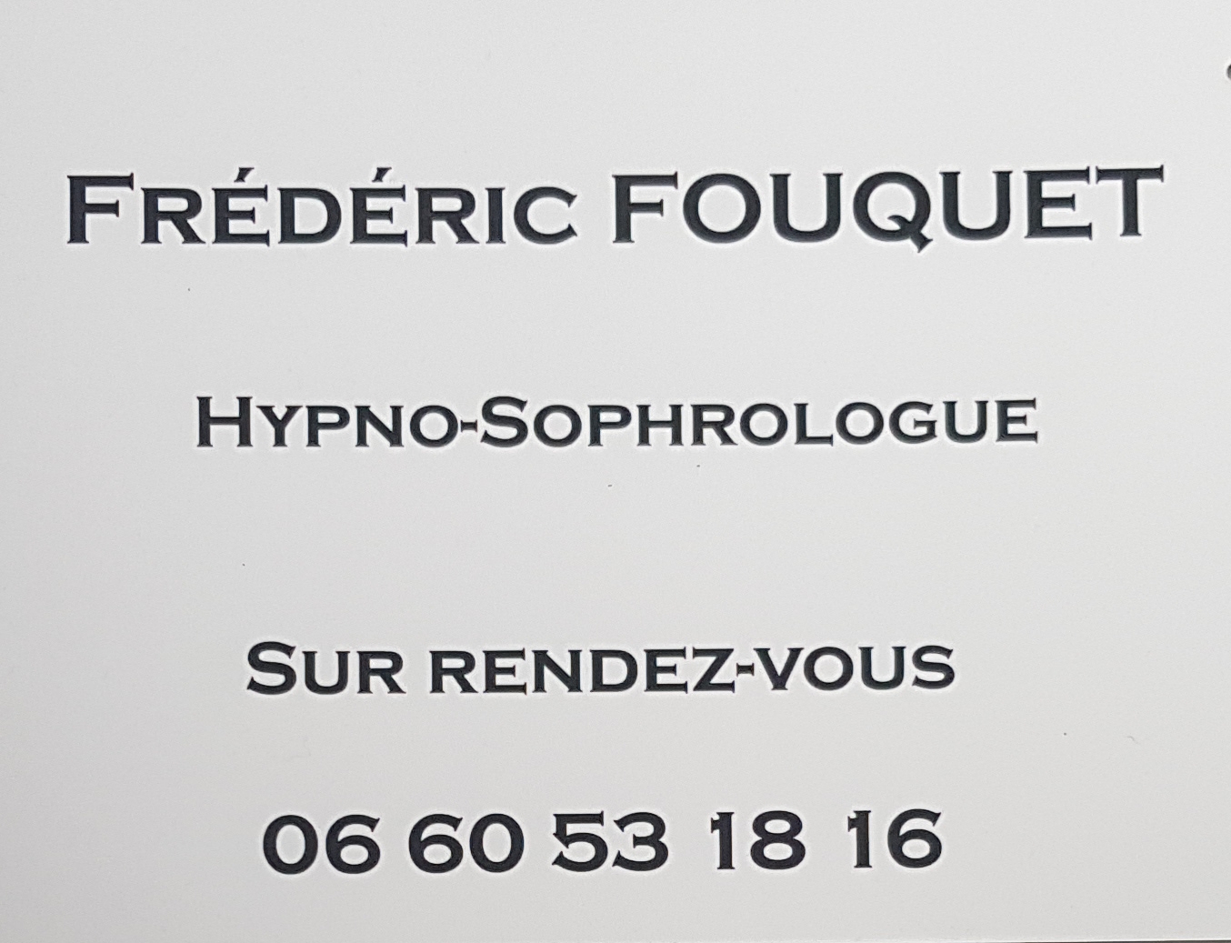 Photo numéro 2 de la galerie de Frédéric Fouquet : Hypnothérapeute à Vigneux-de-Bretagne. Prendre RDV