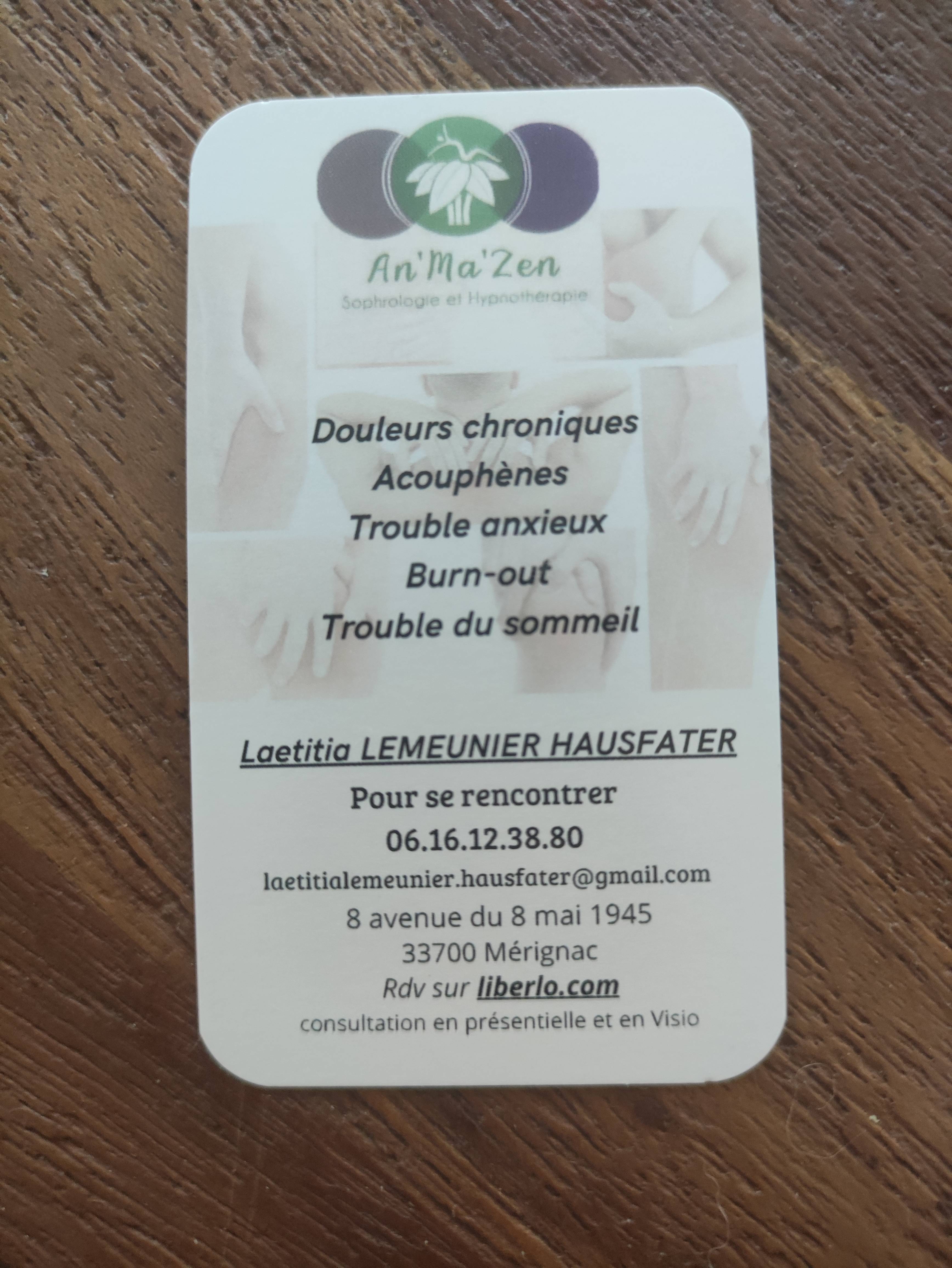 Photo numéro 3 de la galerie de Laetitia Lemeunier Hausfater  : Sophrologue à Mérignac. Prendre RDV