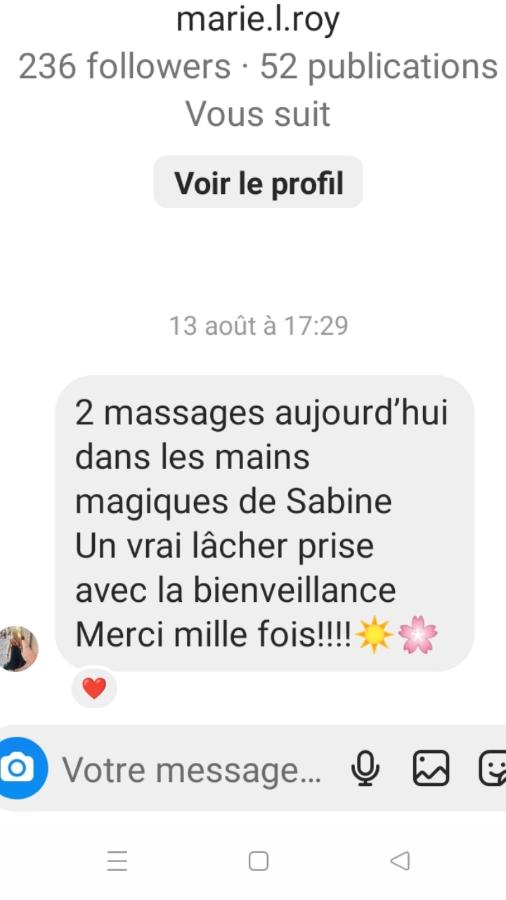 Photo numéro 3 de la galerie de Sabine Devie : Masseur bien-être à Ollioules. Prendre RDV