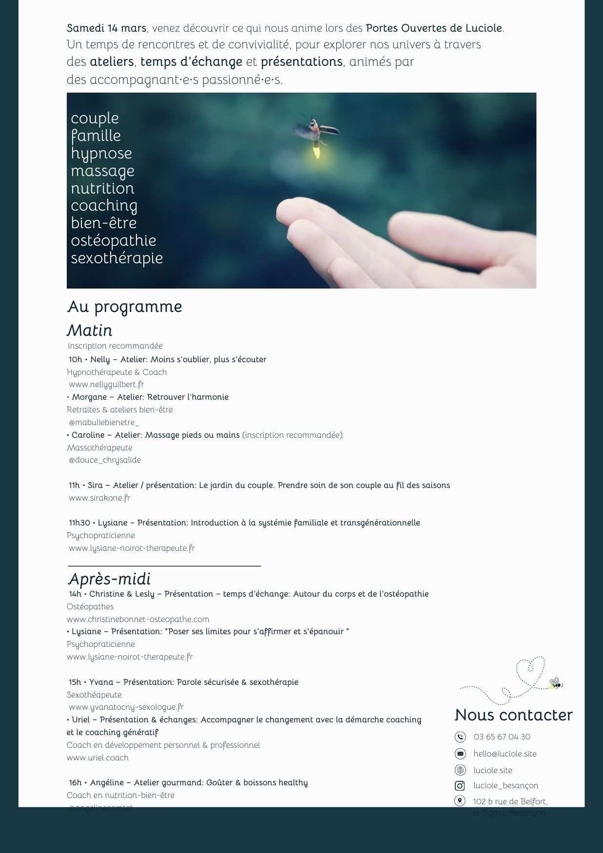 Photo numéro 4 de la galerie de Uriel Andriamanantsara : Coach en développement personnel à Besançon. Prendre RDV