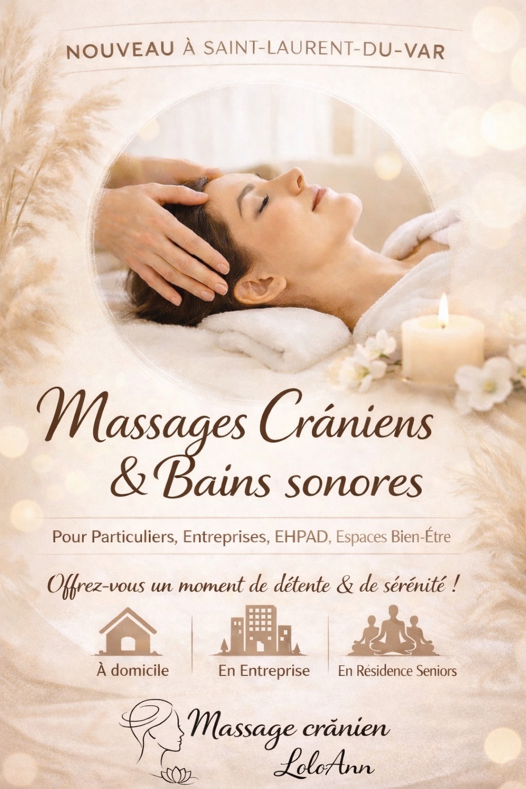 Photo numéro 3 de la galerie de Lolo Ann : Masseur bien-être à Saint-Laurent-du-Var. Prendre RDV