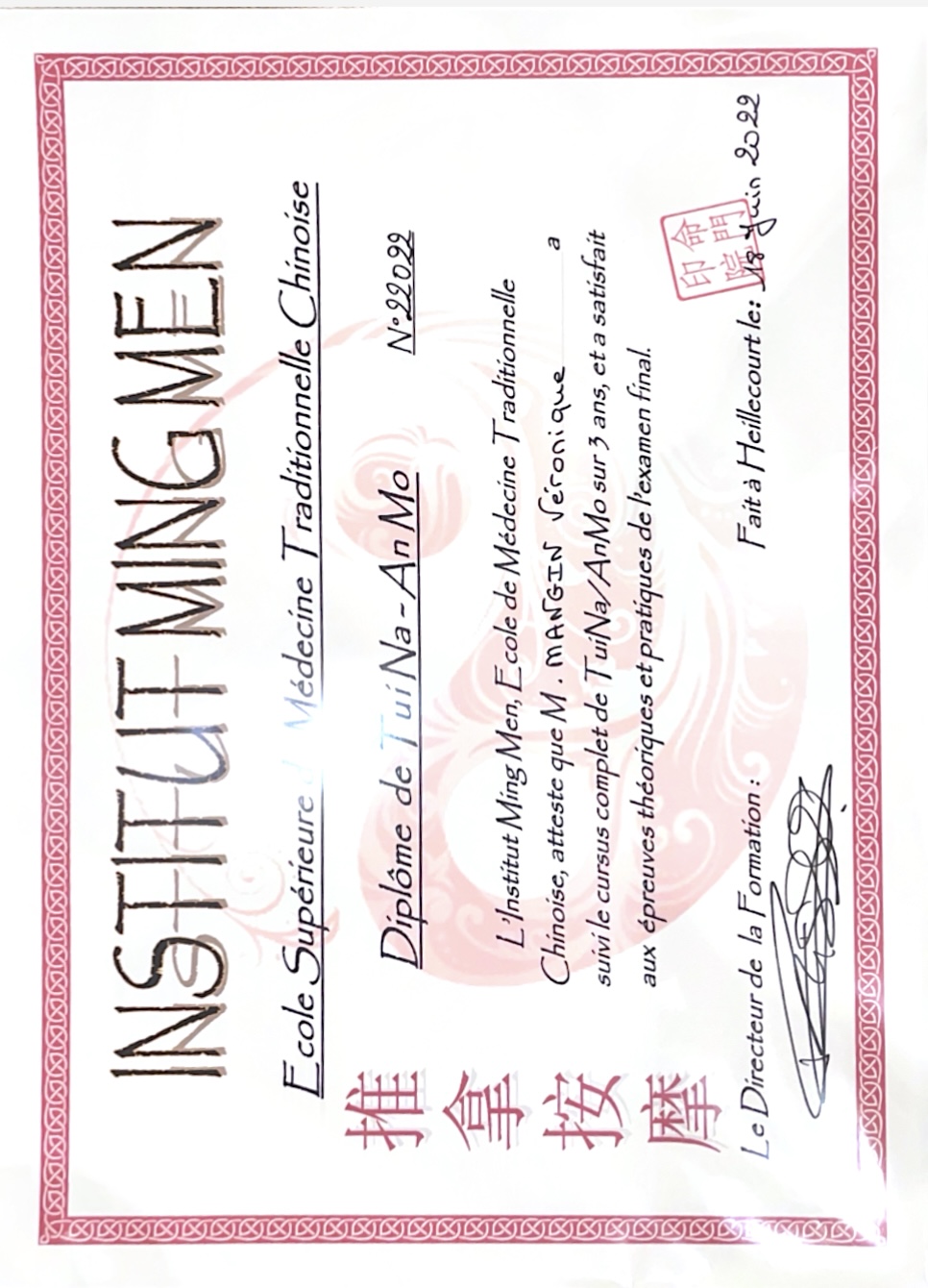 Photo numéro 2 de la galerie de Véronique Mangin : Énergétique Traditionnelle Chinoise à Raival. Prendre RDV