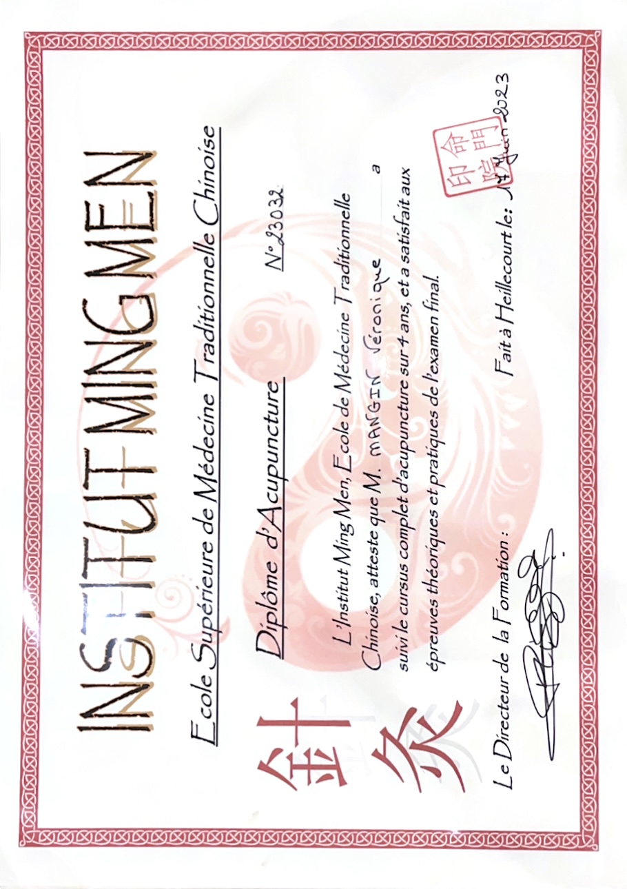 Photo numéro 3 de la galerie de Véronique Mangin : Énergétique Traditionnelle Chinoise à Raival. Prendre RDV