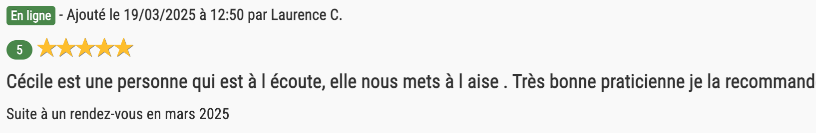 Photo numéro 12 de la galerie de Cécile Chevallier : Hypnothérapeute à Cholet. Prendre RDV