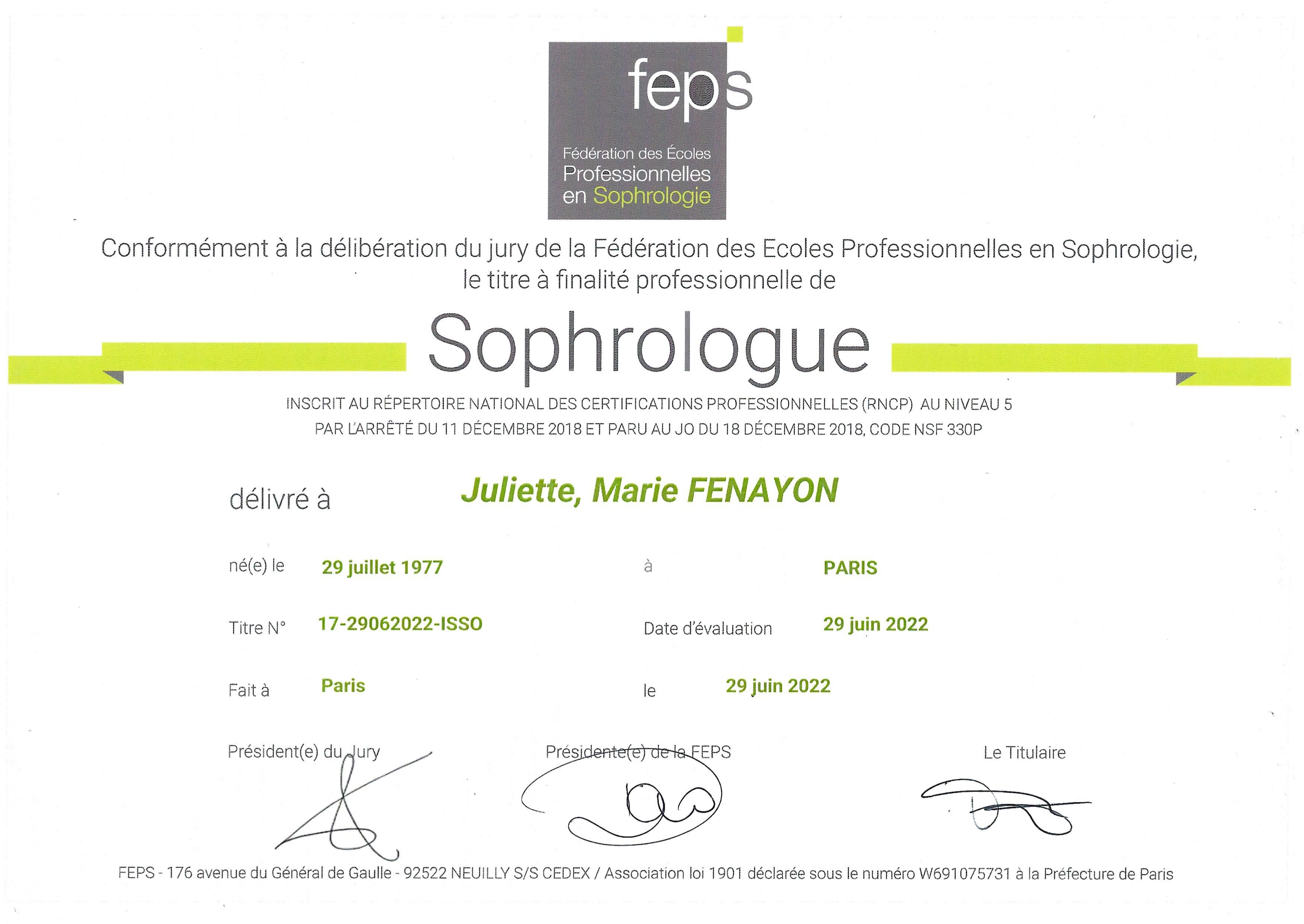 Photo numéro 4 de la galerie de Juliette Fenayon : Sophrologue à Mérignac. Prendre RDV