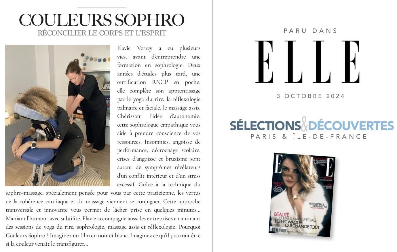 Photo numéro 8 de la galerie de Flavie Verrey : Sophrologue à Boulogne-Billancourt. Prendre RDV