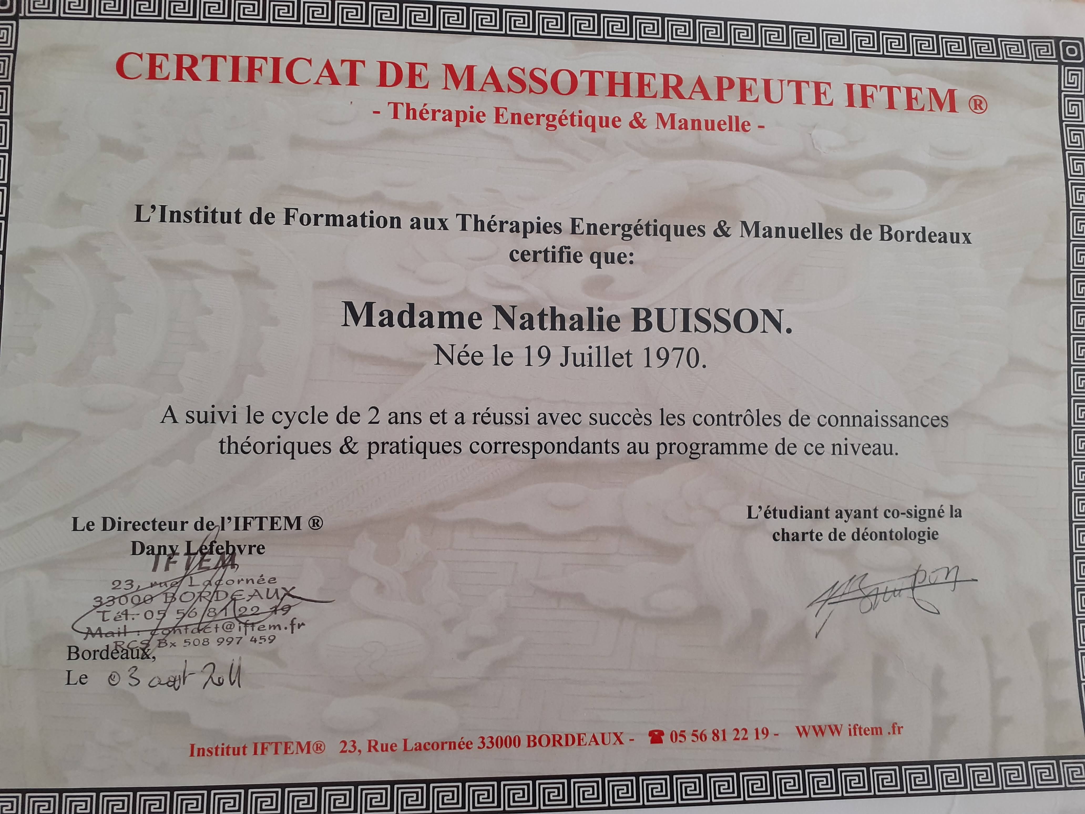 Photo numéro 9 de la galerie de Nathalie Buisson : Énergétique Traditionnelle Chinoise à Gujan-Mestras. Prendre RDV