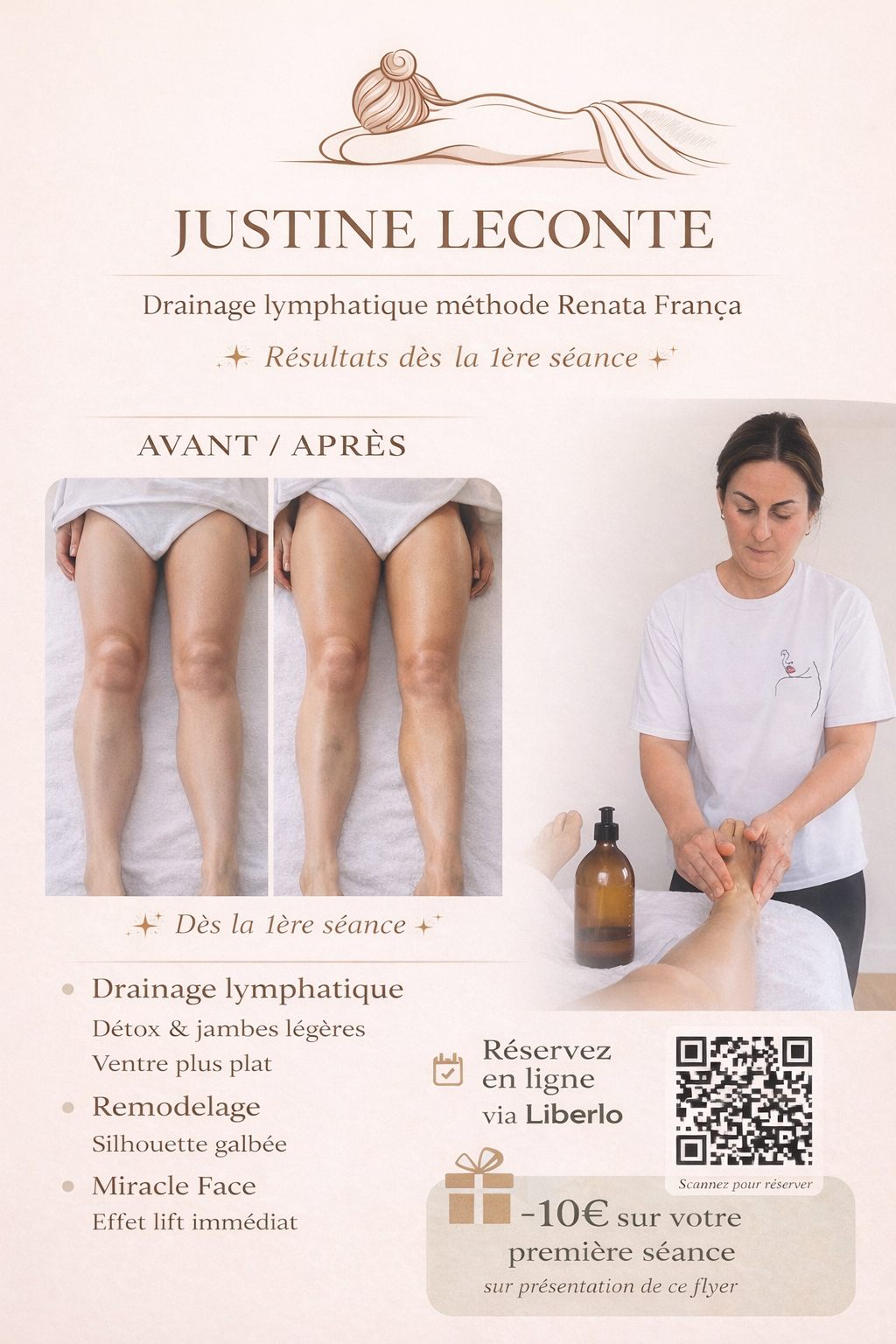 Photo numéro 1 de la galerie de Justine Leconte : Masseur bien-être à Linselles. Prendre RDV