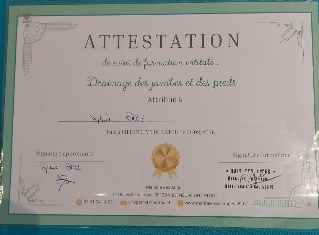 Photo numéro 13 de la galerie de Sylvie Gidel : Masseur bien-être à Bérat. Prendre RDV