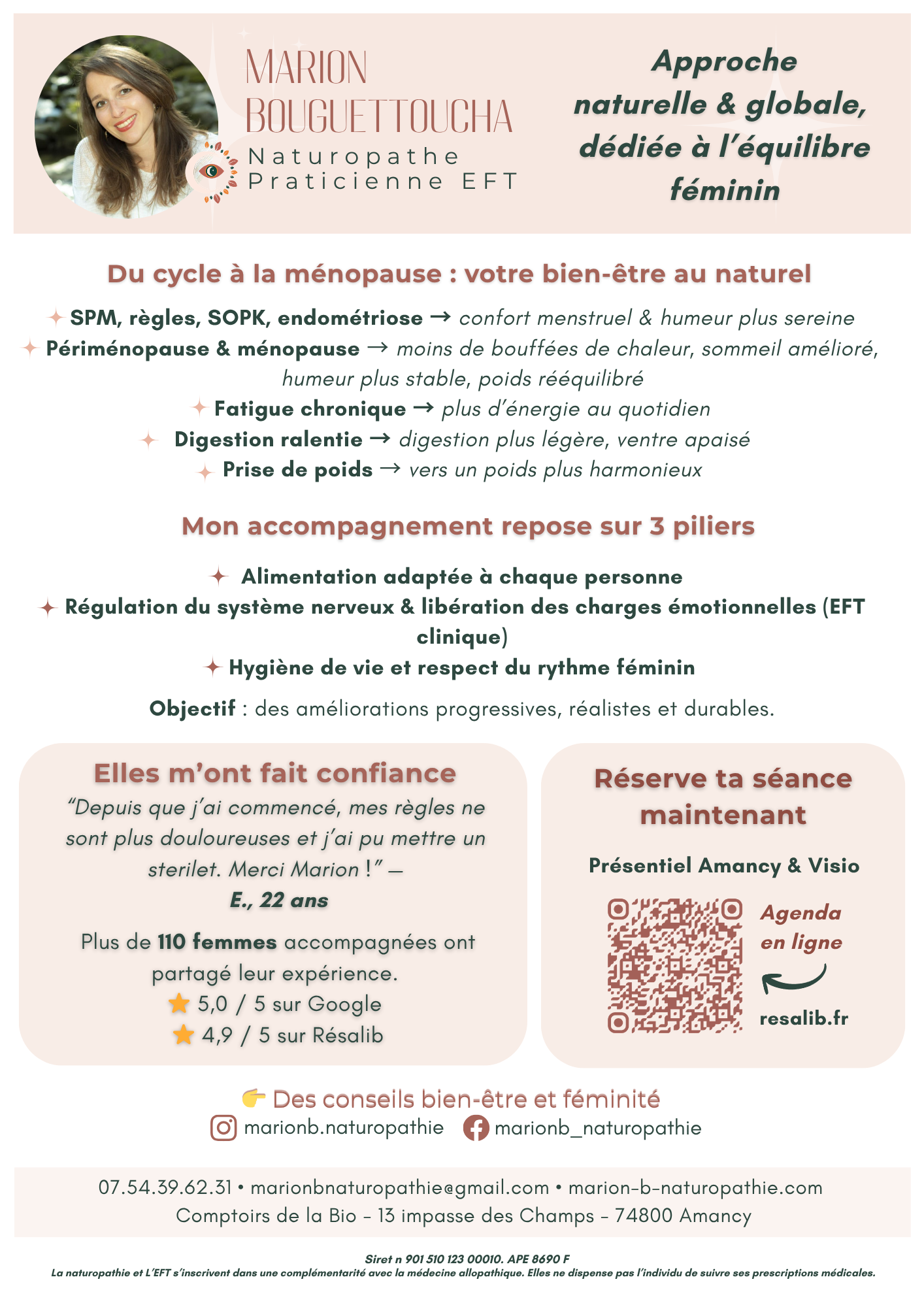 Photo numéro 4 de la galerie de Marion Bouguettoucha : Naturopathe à Amancy. Prendre RDV