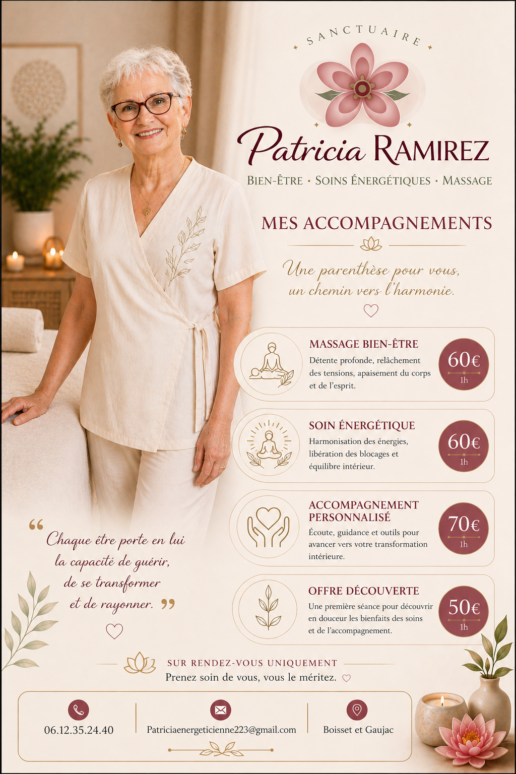 Photo numéro 3 de la galerie de Patricia Ramirez : Coach PNL à Boisset-et-Gaujac. Prendre RDV