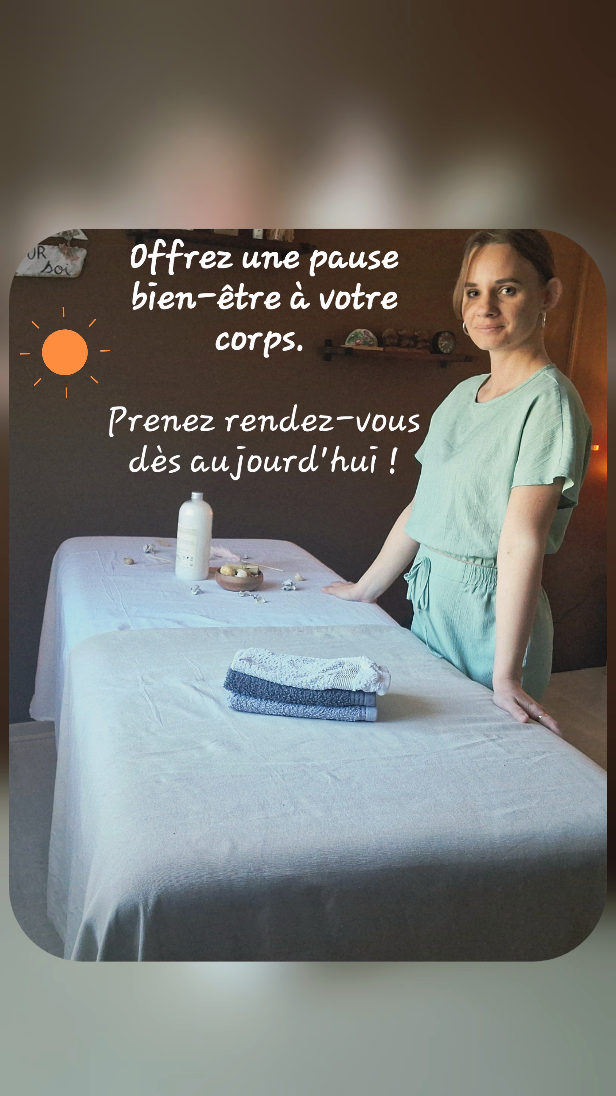 Photo numéro 4 de la galerie de Charlène Flory - Un Temps Pour Soi : Masseur bien-être à Connaux. Prendre RDV