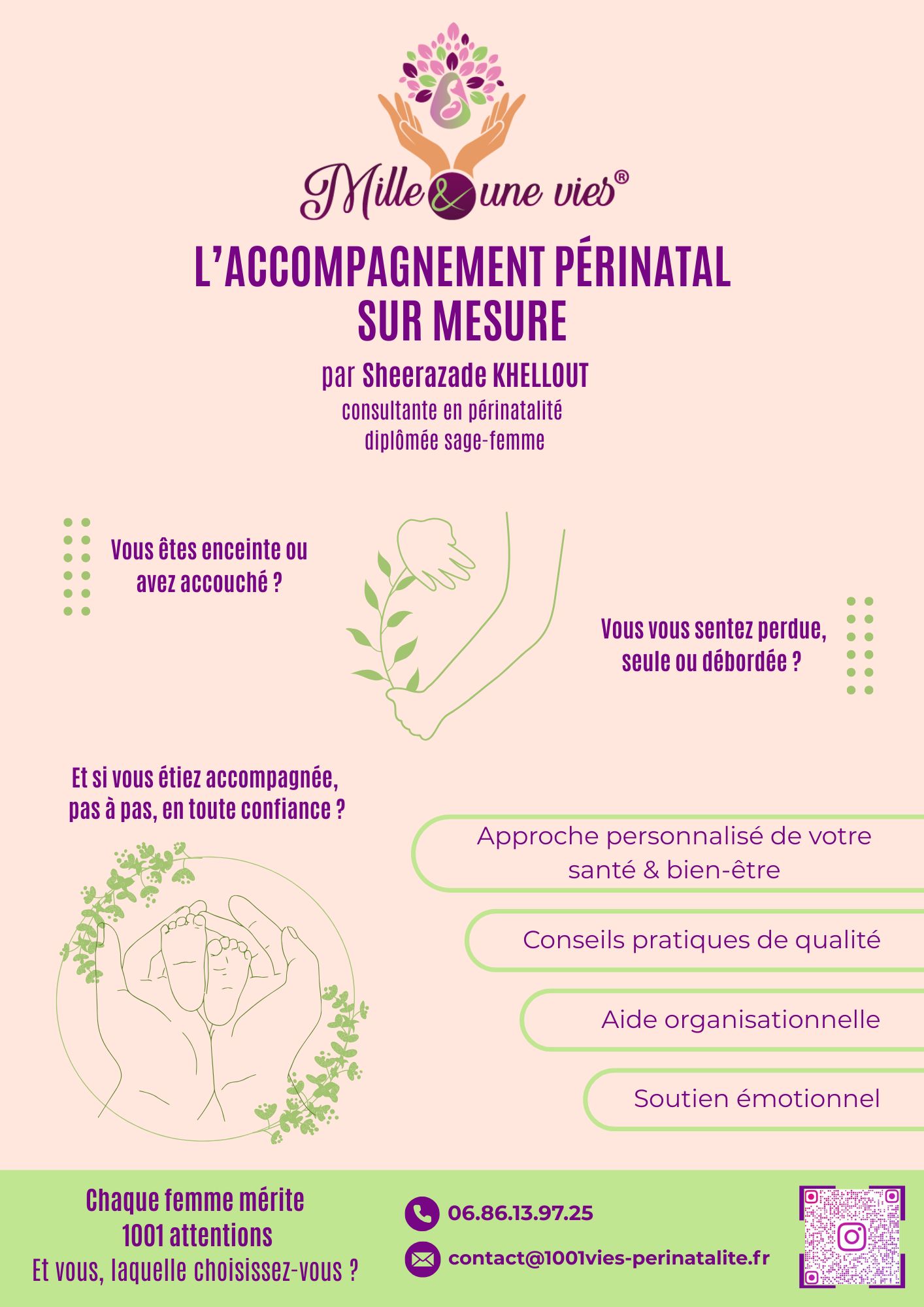 Photo numéro 1 de la galerie de Sheerazade Khellout : Accompagnateur parental à Gentilly. Prendre RDV