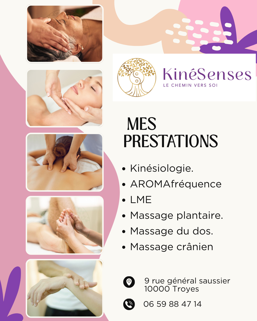 Photo numéro 2 de la galerie de Kinesenses Donia Salou : Kinésiologue à Troyes. Prendre RDV