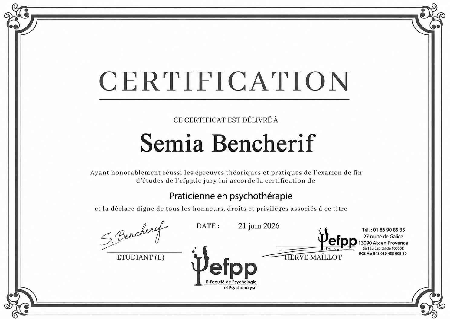 Photo numéro 2 de la galerie de Semia Bencherif : Sophrologue à Boulogne-Billancourt. Prendre RDV