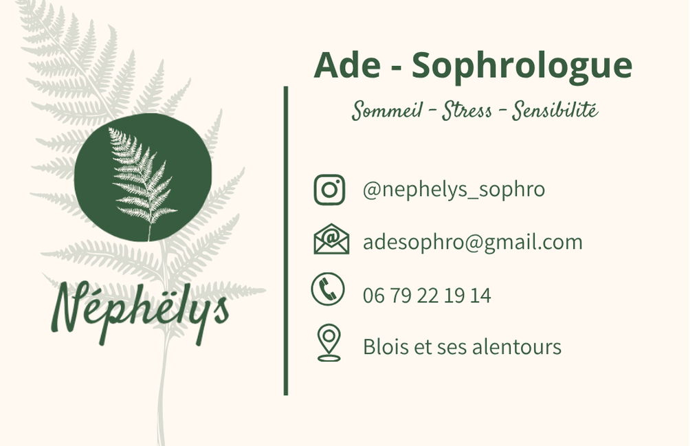 Photo numéro 6 de la galerie de Adé Néphëlys : Sophrologue à Blois. Prendre RDV