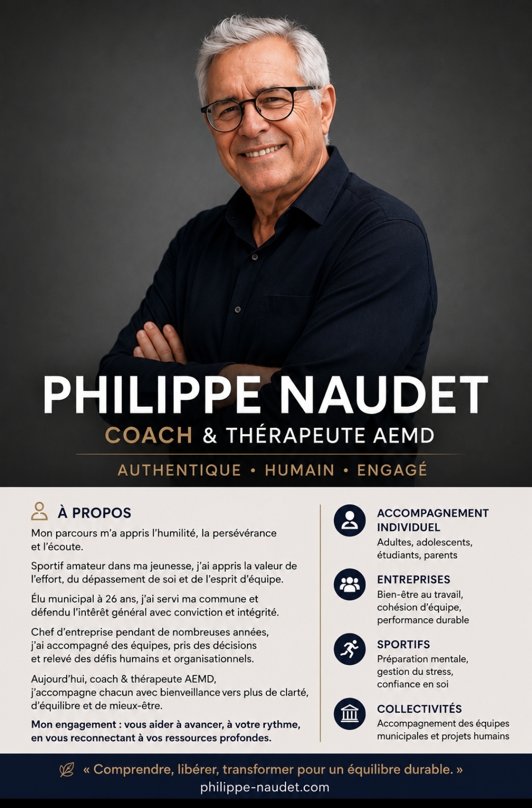 Photo numéro 1 de la galerie de Philippe Naudet : Coach en développement personnel à Fatouville-Grestain. Prendre RDV