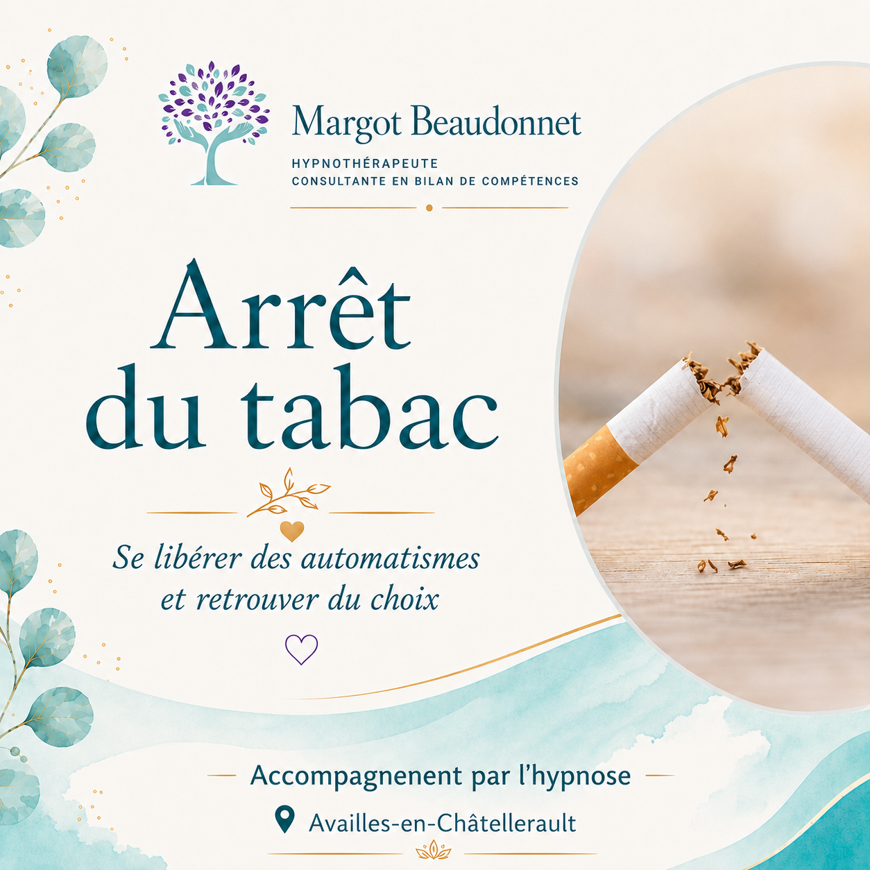 Photo numéro 7 de la galerie de Margot Beaudonnet : Hypnothérapeute à Availles-en-Châtellerault. Prendre RDV