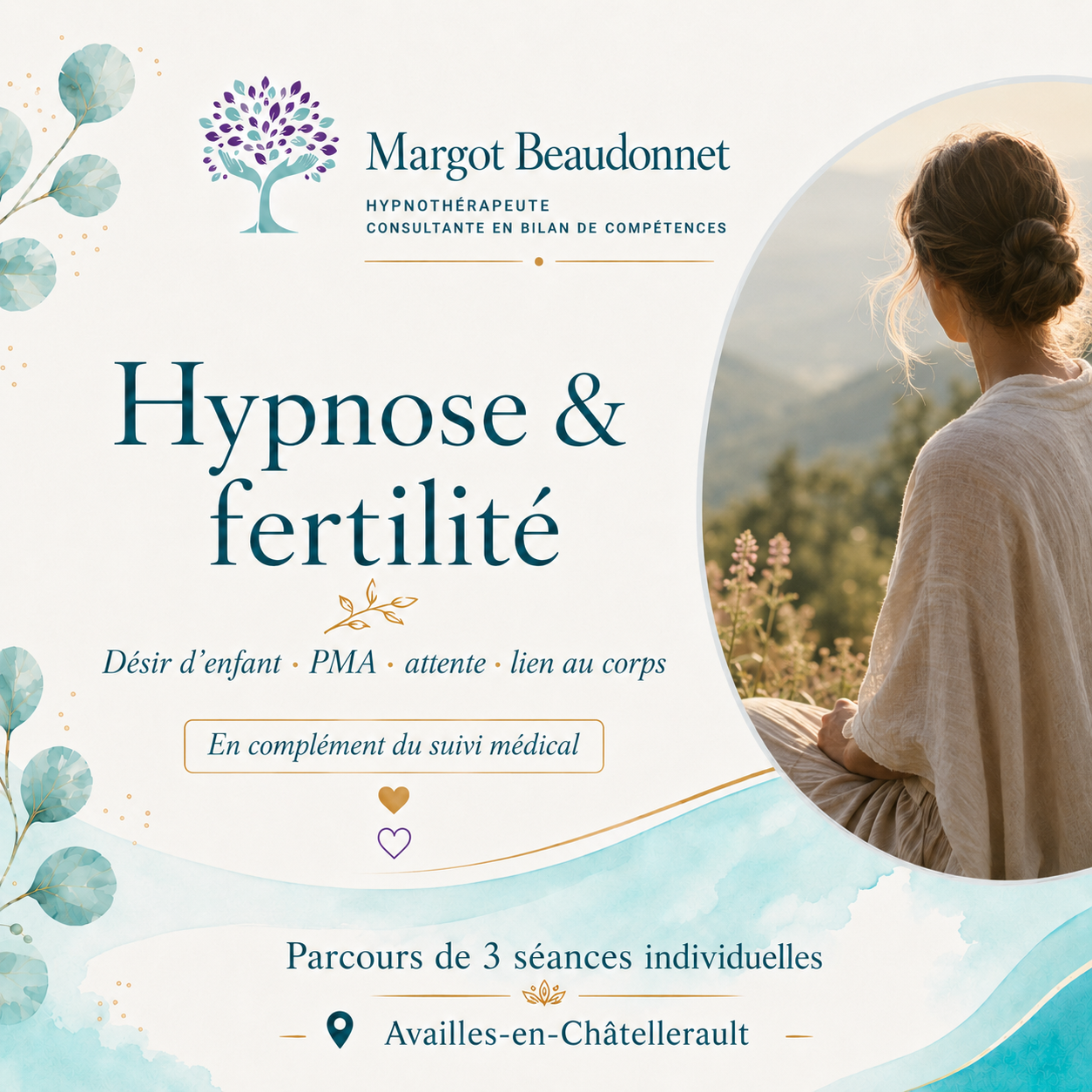 Photo numéro 9 de la galerie de Margot Beaudonnet : Hypnothérapeute à Availles-en-Châtellerault. Prendre RDV