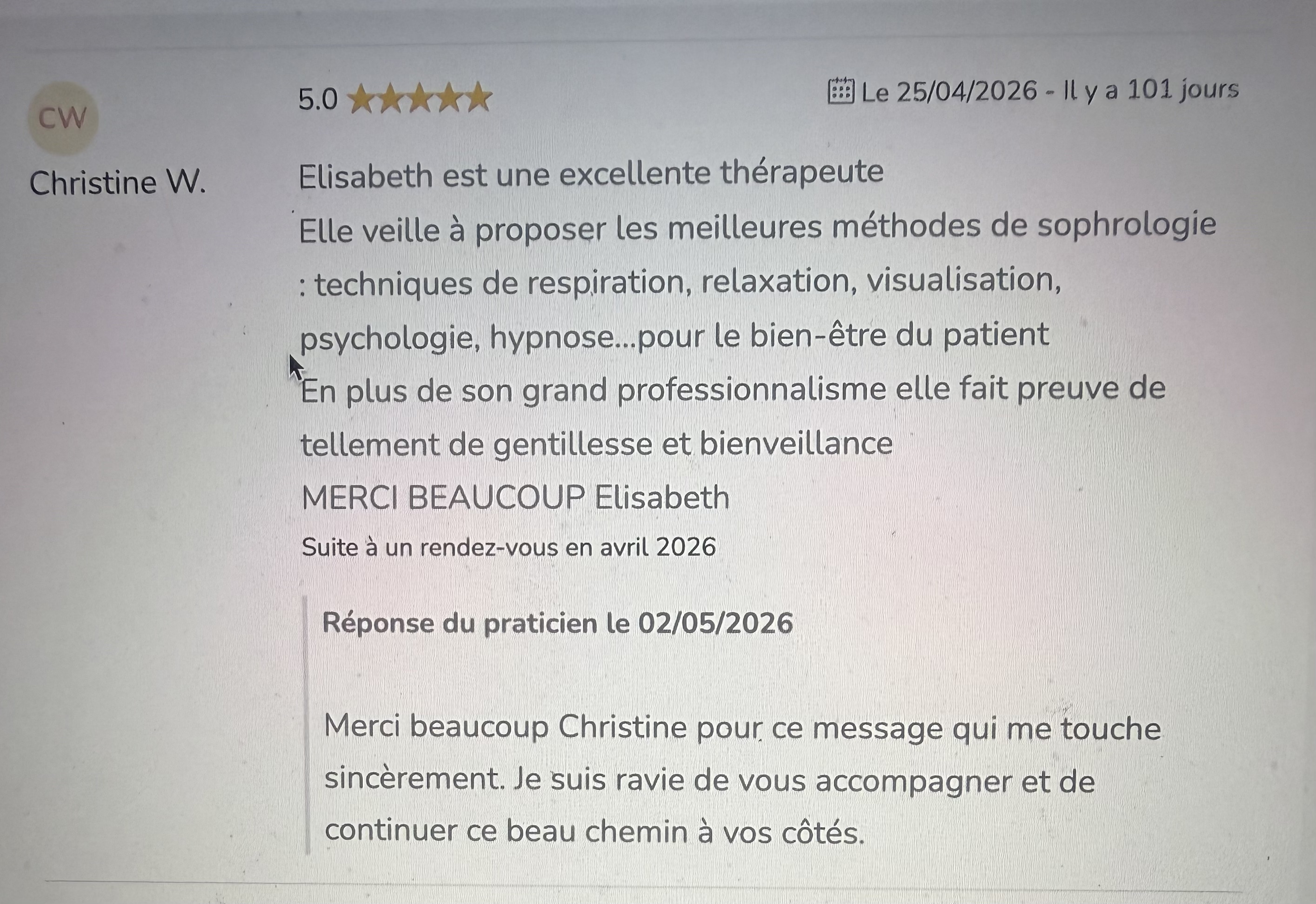 Photo numéro 15 de la galerie de Elisabeth Beaunol : Sophrologue à Paris 12e Arrondissement. Prendre RDV