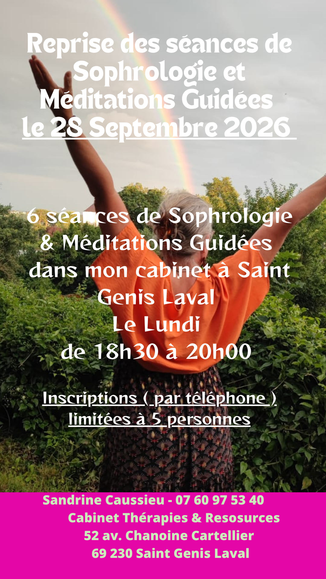 Photo numéro 7 de la galerie de Sandrine Caussieu : Sophrologue à Saint-Genis-Laval. Prendre RDV