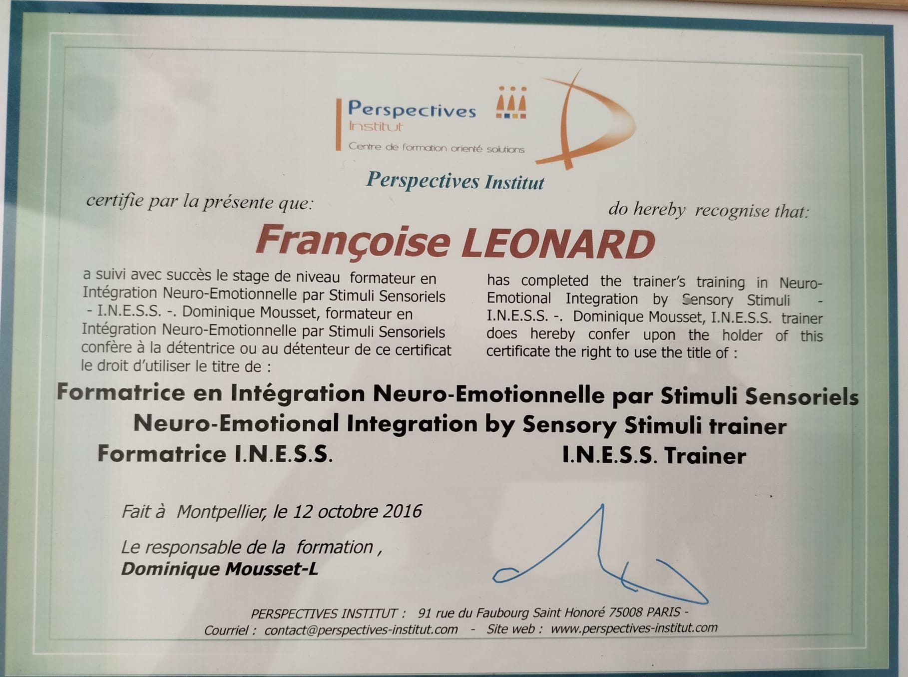 Photo numéro 8 de la galerie de Françoise Leonard : Hypnothérapeute à Royan. Prendre RDV