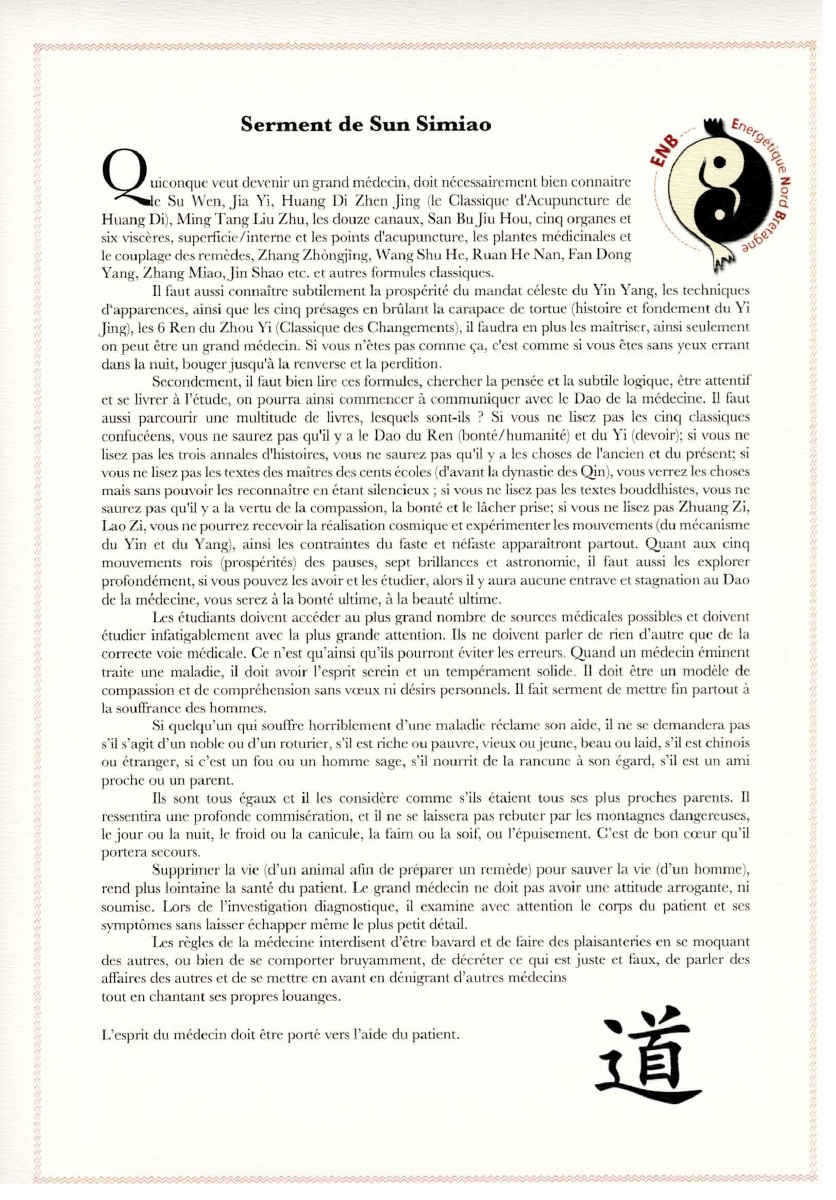 Photo numéro 4 de la galerie de Malorie Trillat : Énergétique Traditionnelle Chinoise à Louannec. Prendre RDV