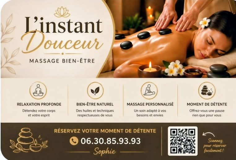 Photo numéro 18 de la galerie de L'instant Douceur : Masseur bien-être à Sorgues. Prendre RDV