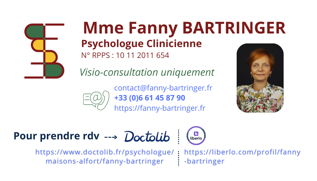Photo numéro 3 de la galerie de Fanny Bartringer : Psychologue à Maisons-Alfort. Prendre RDV