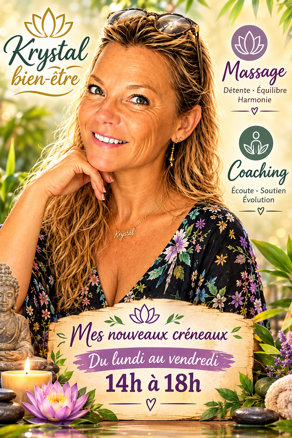 Photo numéro 1 de la galerie de Christelle Goraguer : Masseur bien-être à La Ronde. Prendre RDV