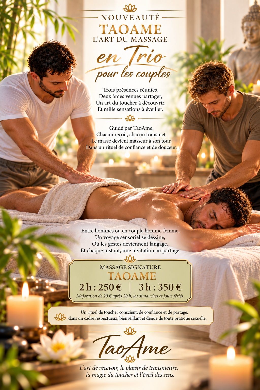 Photo numéro 7 de la galerie de Taoame Massage : Masseur bien-être à Lusanger. Prendre RDV